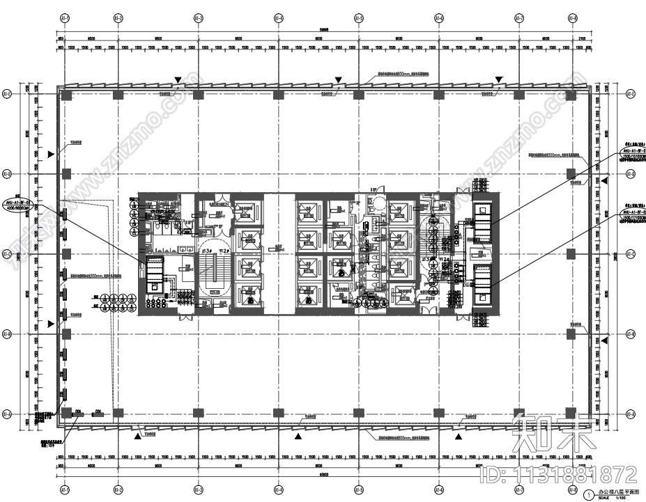 上海超高层甲级办公楼酒店暖通施工图2019施工图下载【ID:1131881872】