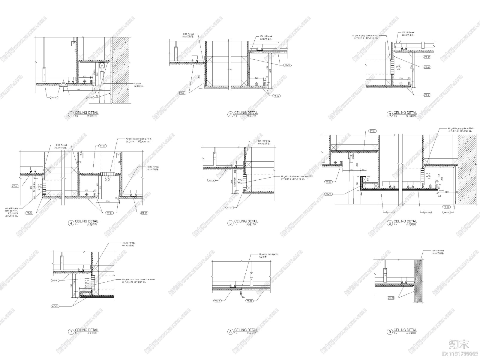 上海外滩18号1100㎡酒吧室内装修施工图cad施工图下载【ID:1131799065】