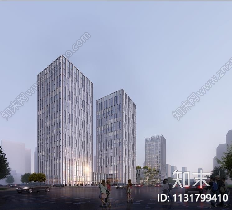 杭州高层商业综合体文本PDF+SU+CAD2019施工图下载【ID:1131799410】