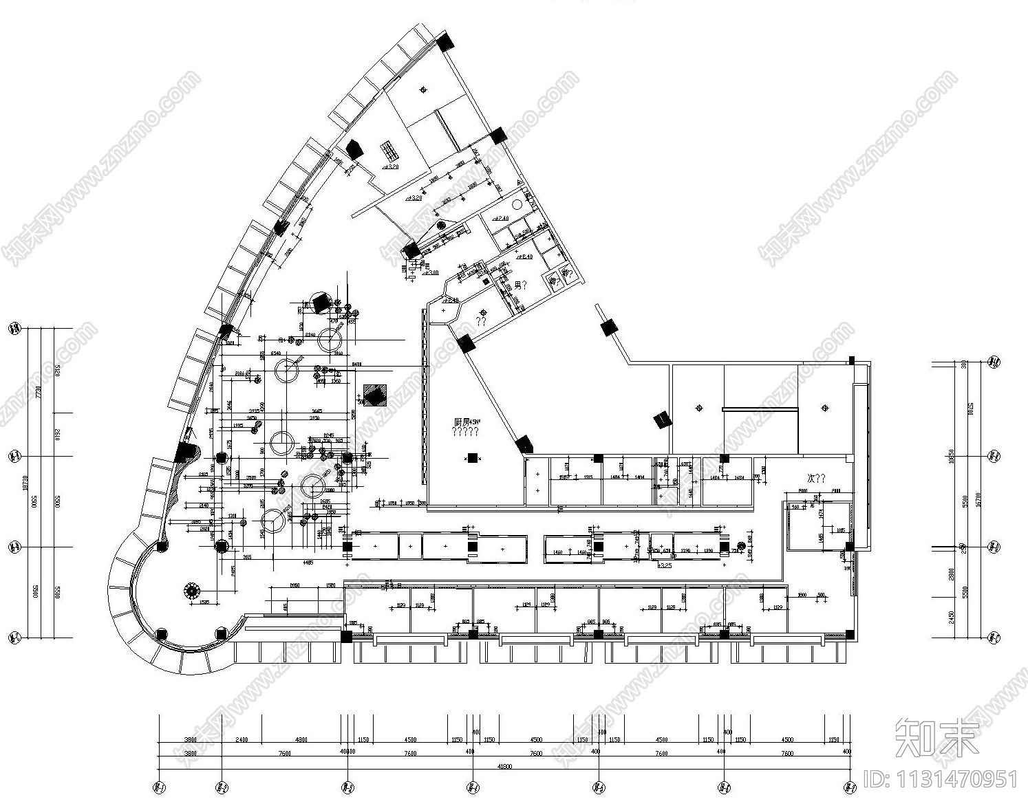 福建上岛西餐厅混搭风格装修设计施工图（含效果图）cad施工图下载【ID:1131470951】