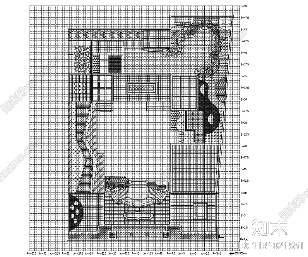 湖南新中式风格别墅花园景观施工图设计cad施工图下载【ID:1131021851】