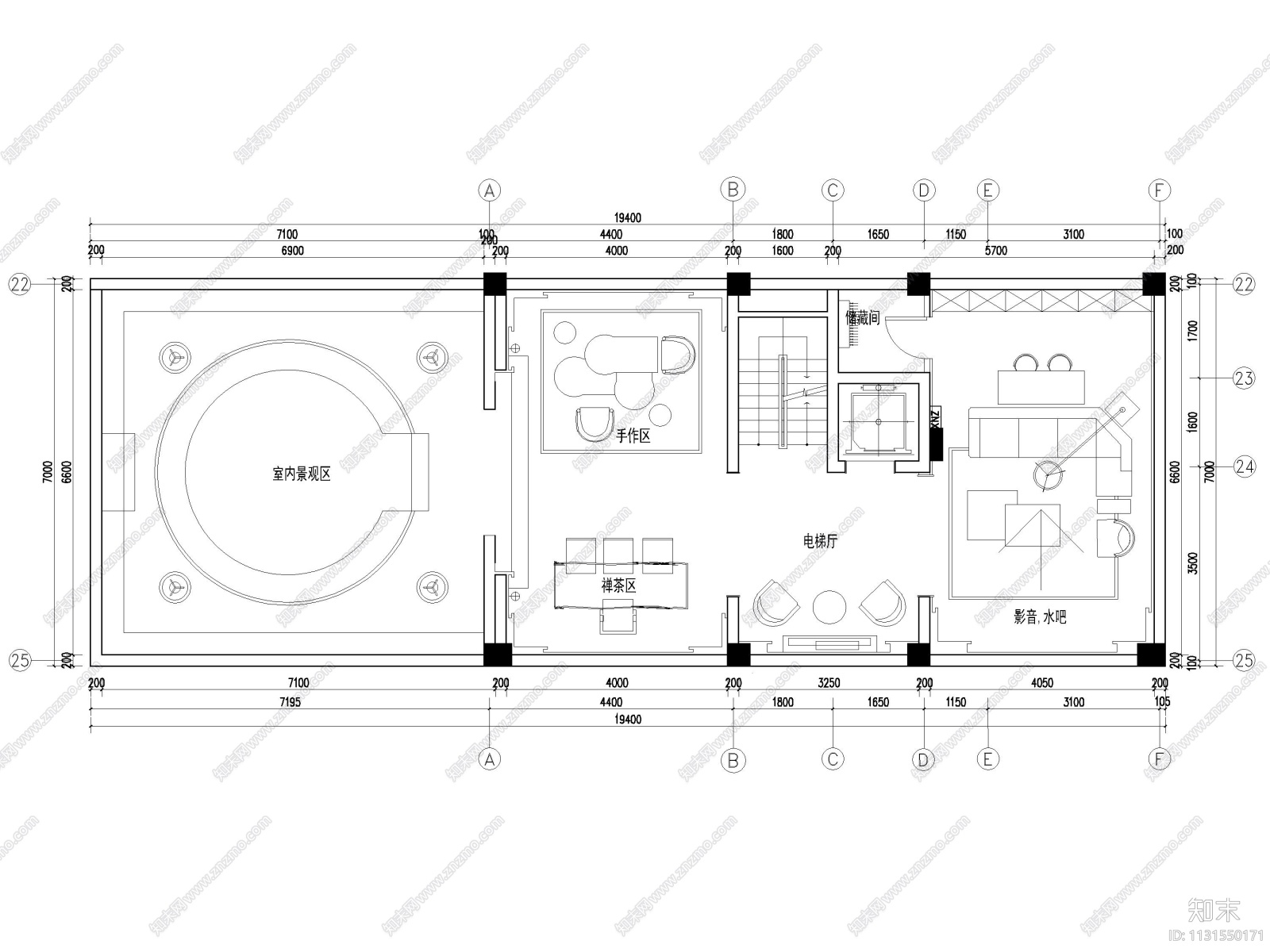 沈阳447㎡三层三居别墅装修施工图+3D模型cad施工图下载【ID:1131550171】