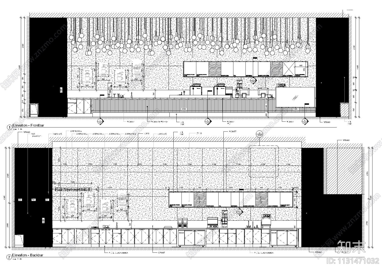 杭州星巴克来福士广场店施工图+实景拍摄cad施工图下载【ID:1131471032】