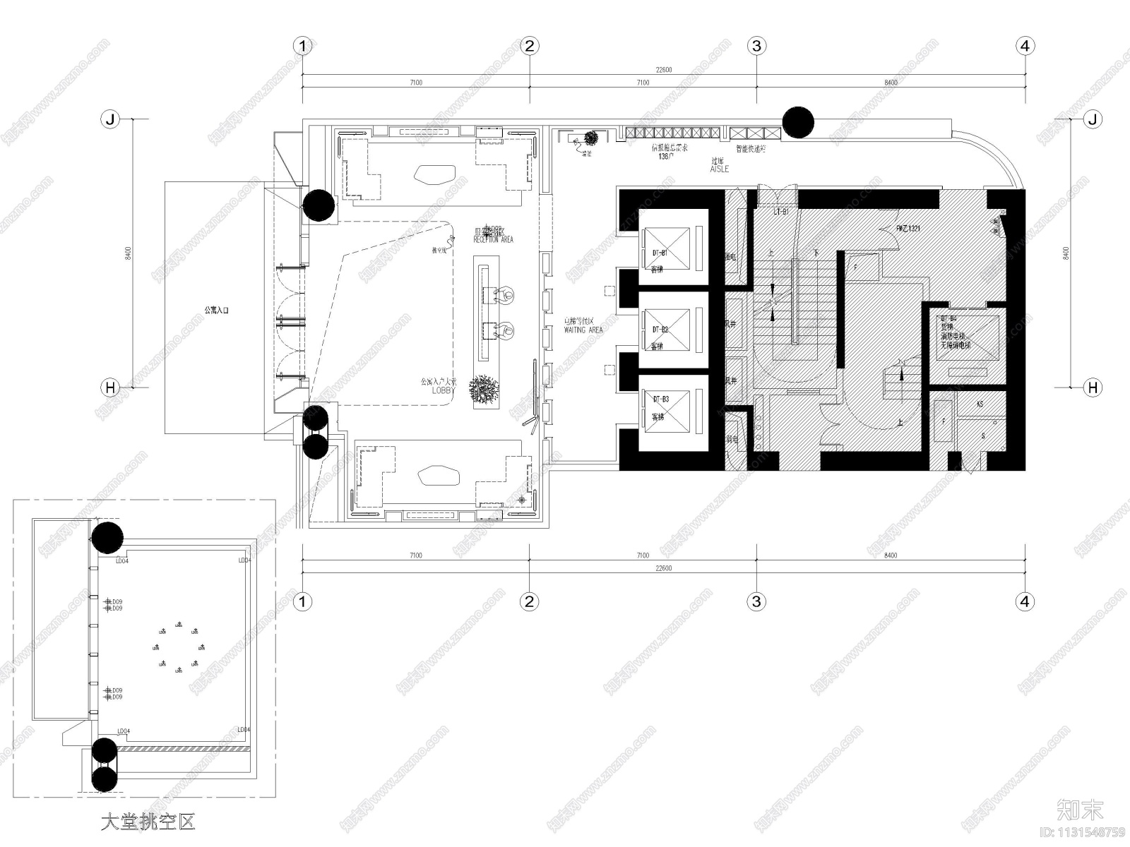 广东商住楼公寓首层公区及两套样板间图纸施工图下载【ID:1131548759】