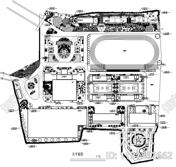 广场景观绿化设计CAD平面图57套施工图下载【ID:1131362662】