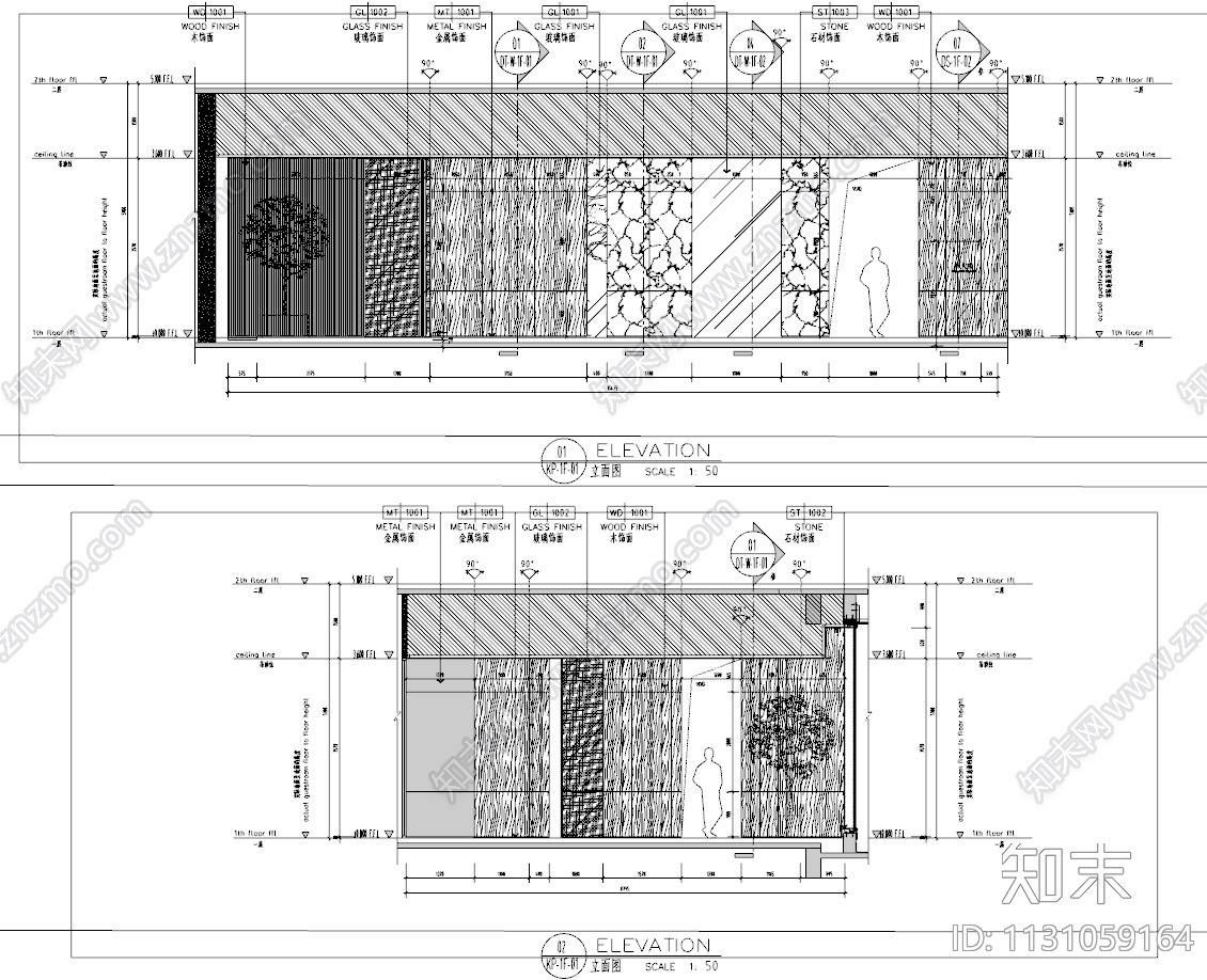 广东深圳1090㎡新中式售楼处施工图+效果图cad施工图下载【ID:1131059164】