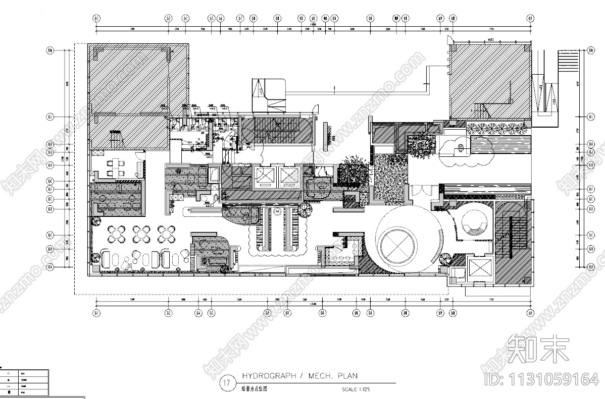 广东深圳1090㎡新中式售楼处施工图+效果图cad施工图下载【ID:1131059164】