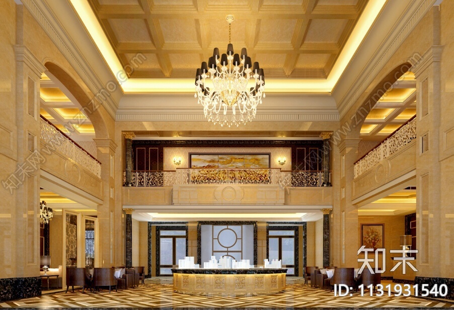 新疆欧式奢华高端休闲会所设计施工图（含效果图）cad施工图下载【ID:1131931540】