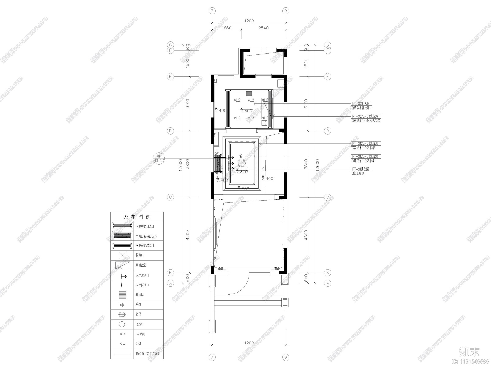 河北175㎡法式二居联排别墅样板间施工图cad施工图下载【ID:1131548698】