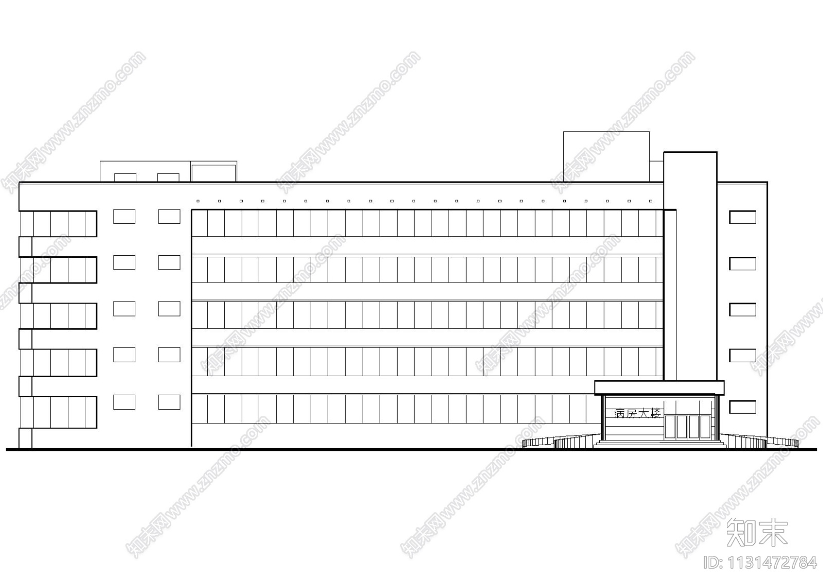 某精神病疗养院建筑工程项目施工图施工图下载【ID:1131472784】