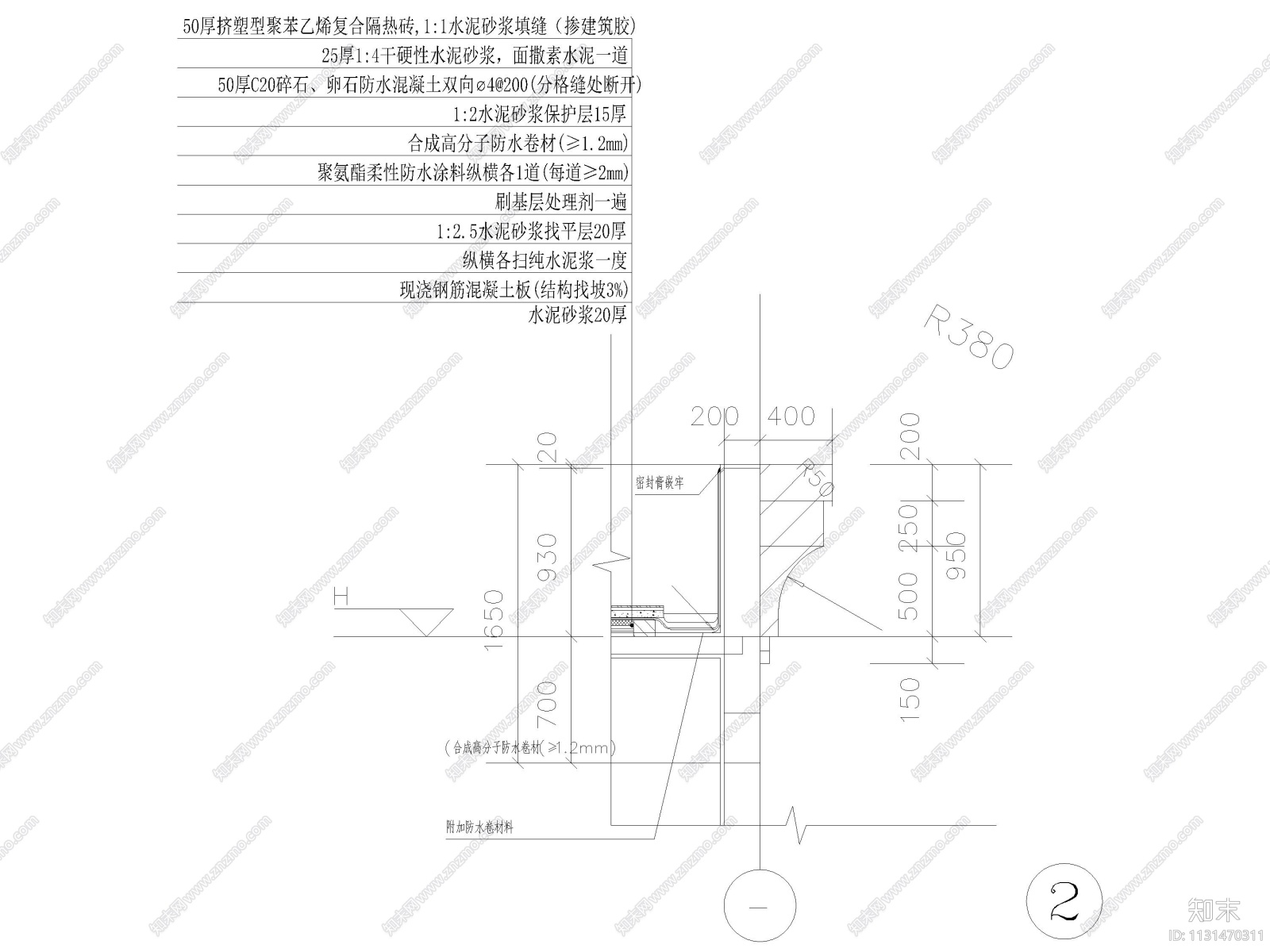 汕头住宅小区幕墙设计施工图2017cad施工图下载【ID:1131470311】