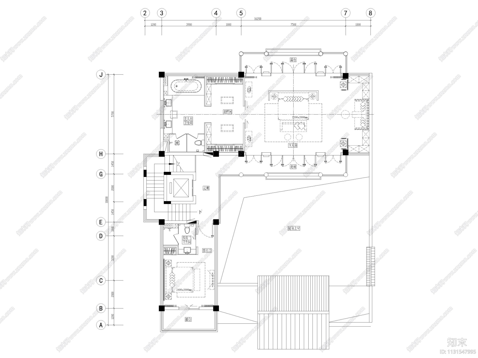 成都中德麓府别墅四合院CAD平面图+3D模型cad施工图下载【ID:1131547995】