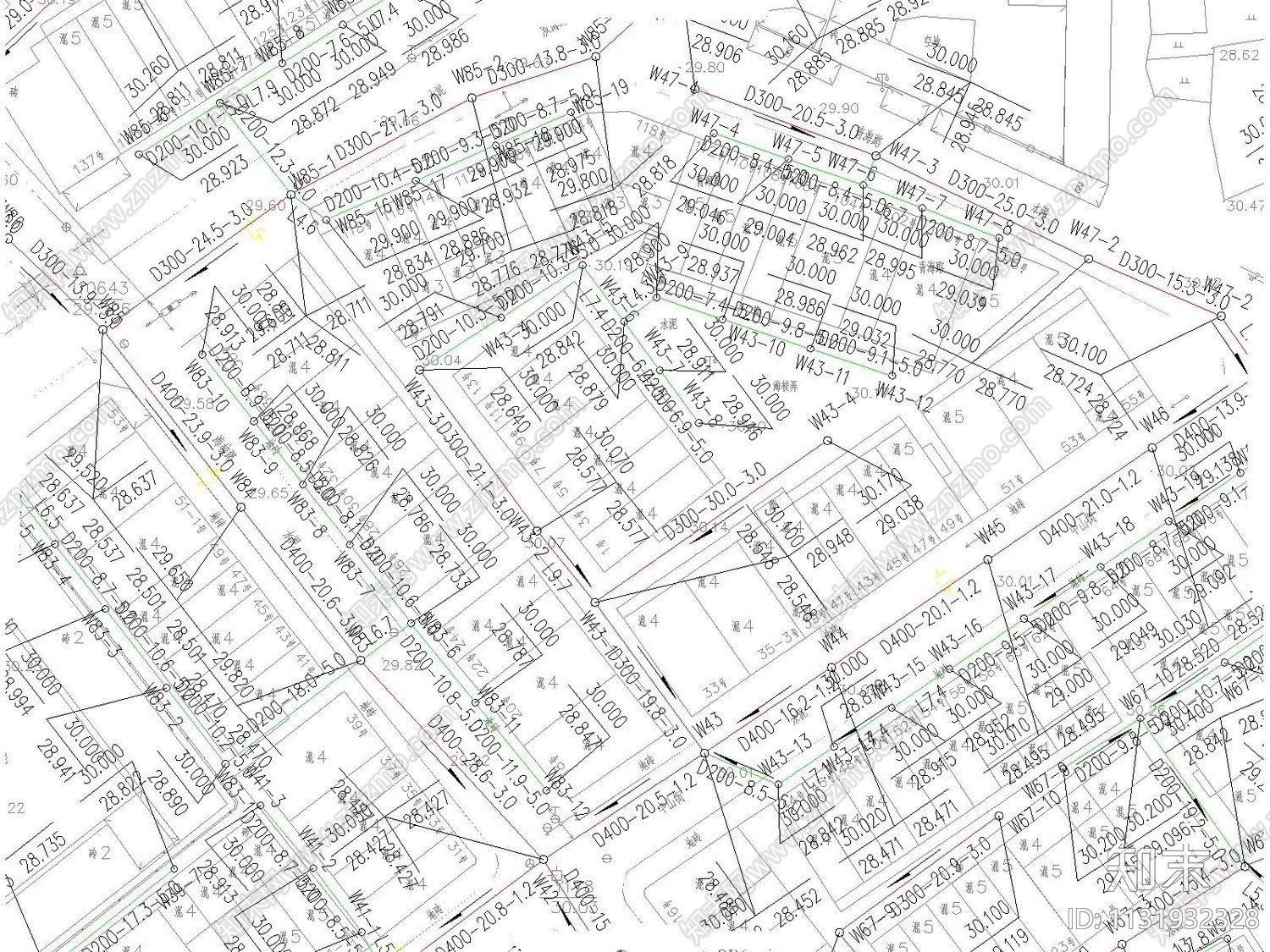 浙江乡镇污水处理管网建设工程施工图cad施工图下载【ID:1131932328】