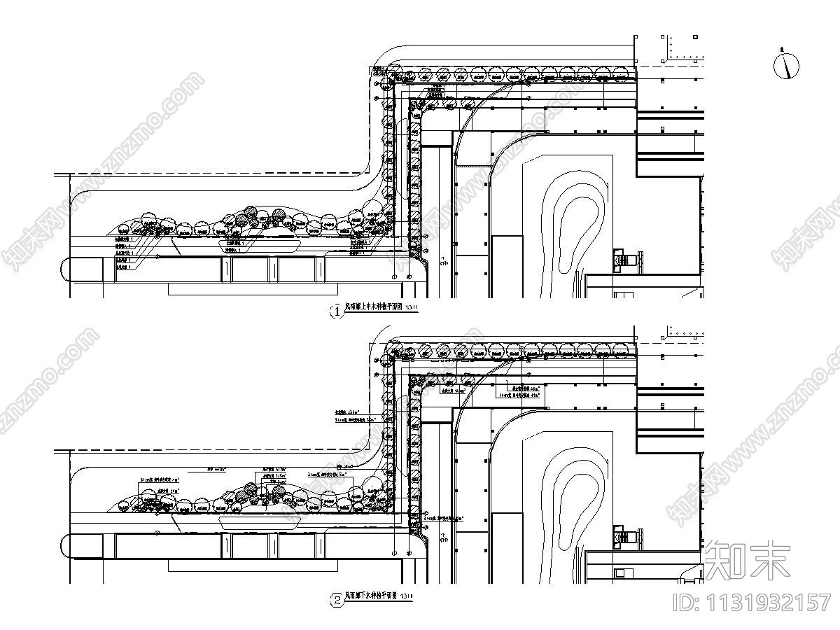 火车站前广场景观工程施工图设计2021年cad施工图下载【ID:1131932157】