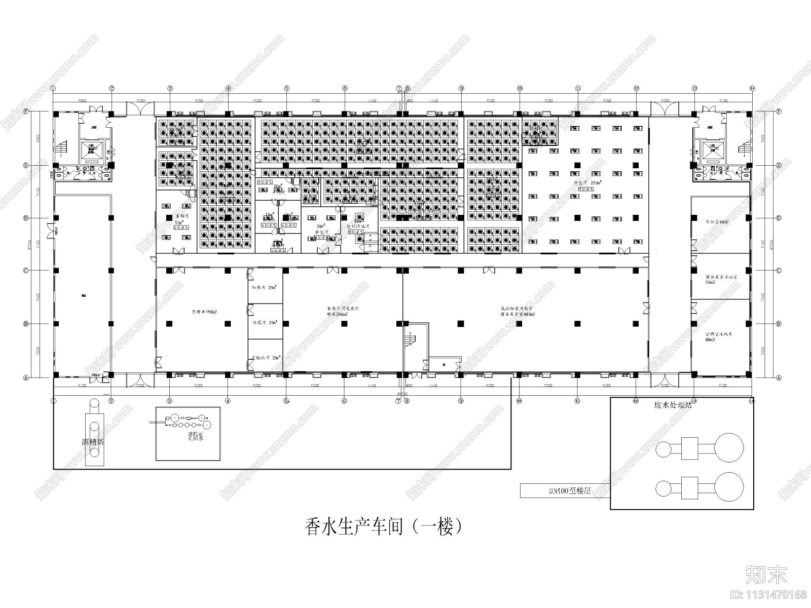 江苏某化妆品生产厂房洁净空调系统施工图施工图下载【ID:1131470168】