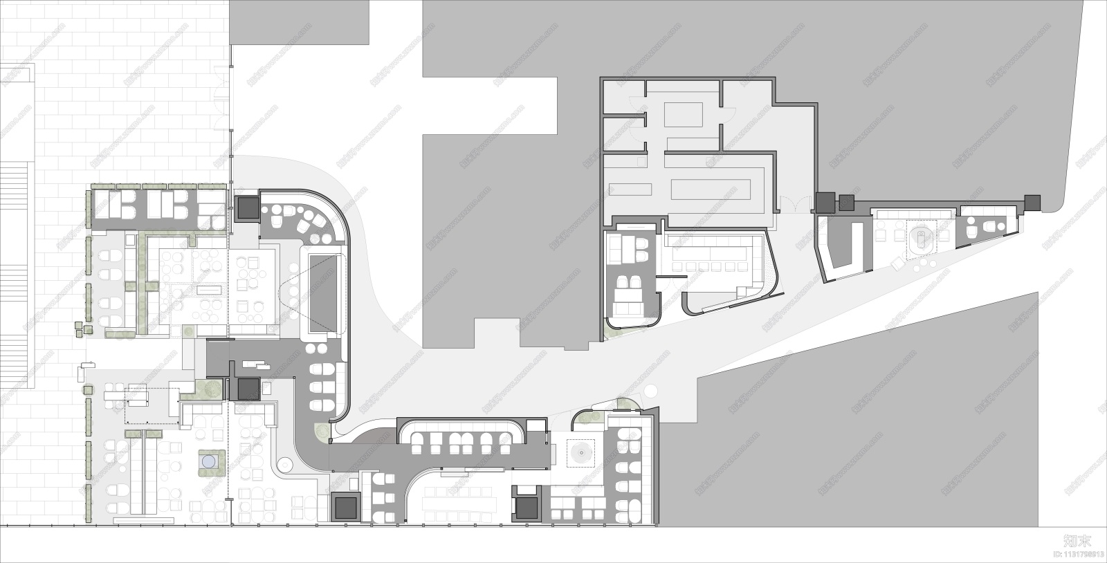 顶级设计公司-55套酒吧空间设计案例合集cad施工图下载【ID:1131798913】