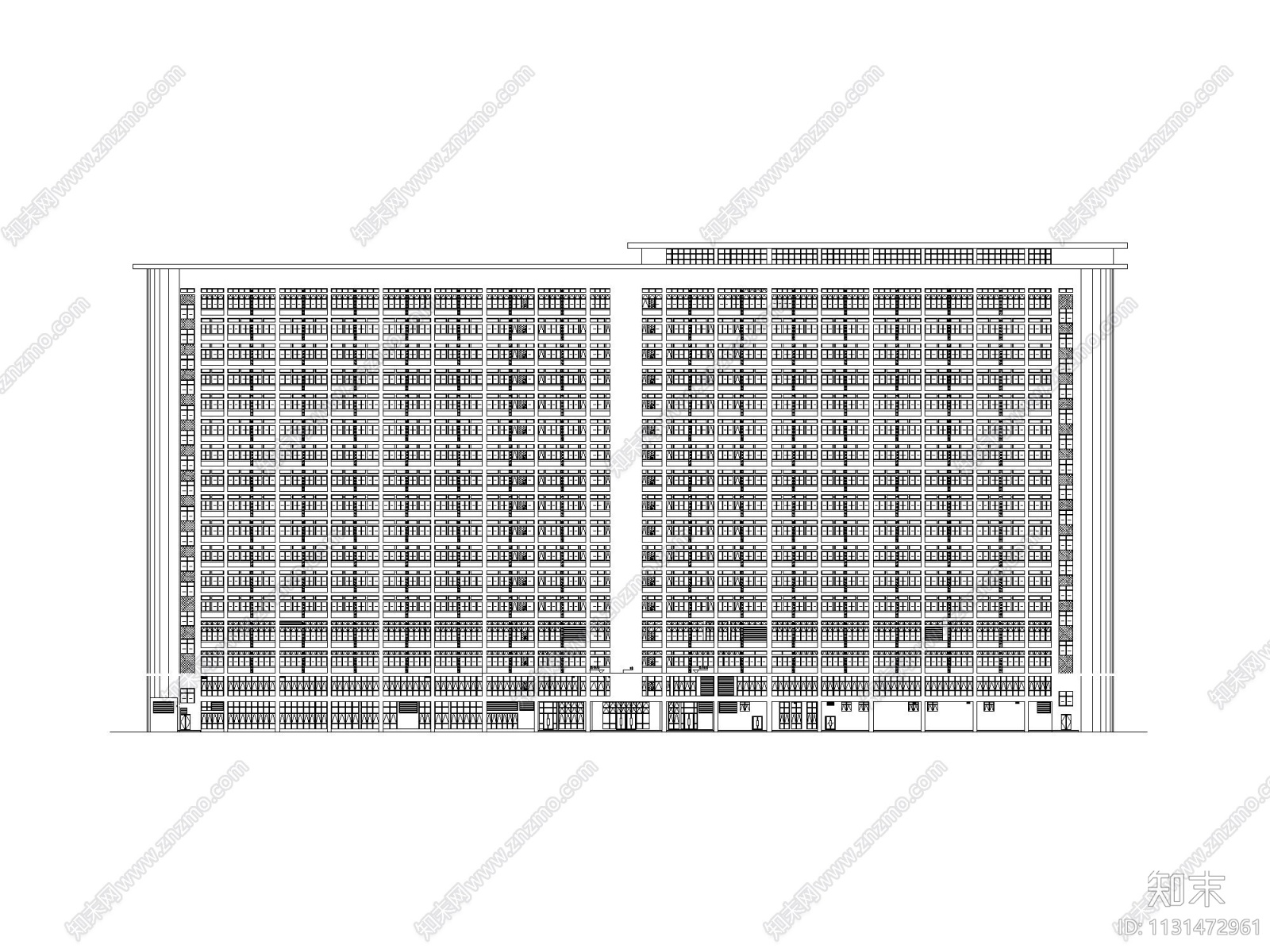 贵州高层综合楼医院建筑设计施工图CAD+PD施工图下载【ID:1131472961】