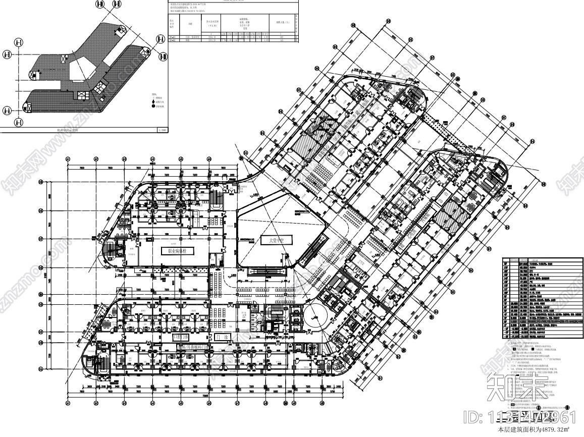 贵州高层综合楼医院建筑设计施工图CAD+PD施工图下载【ID:1131472961】