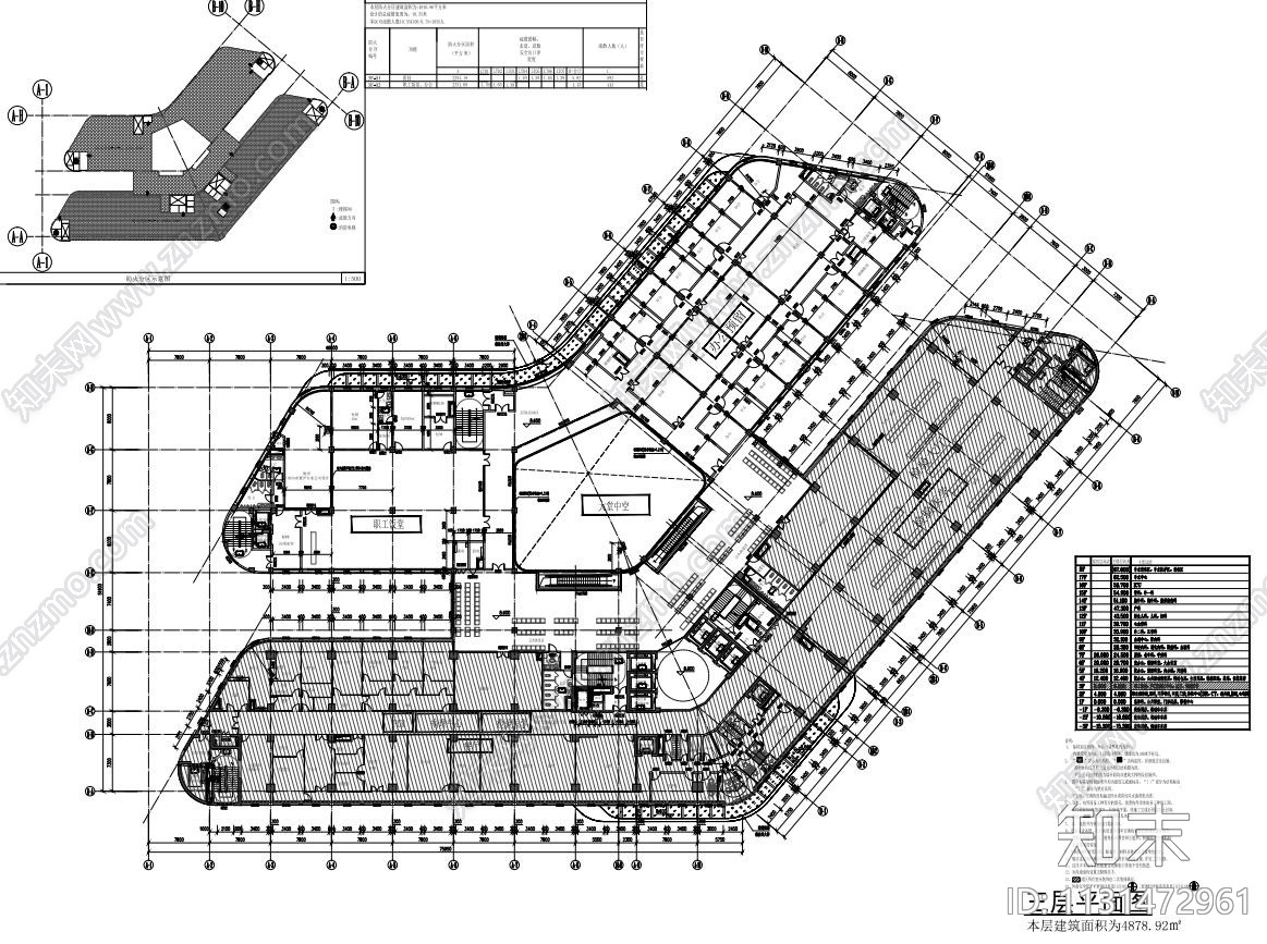 贵州高层综合楼医院建筑设计施工图CAD+PD施工图下载【ID:1131472961】