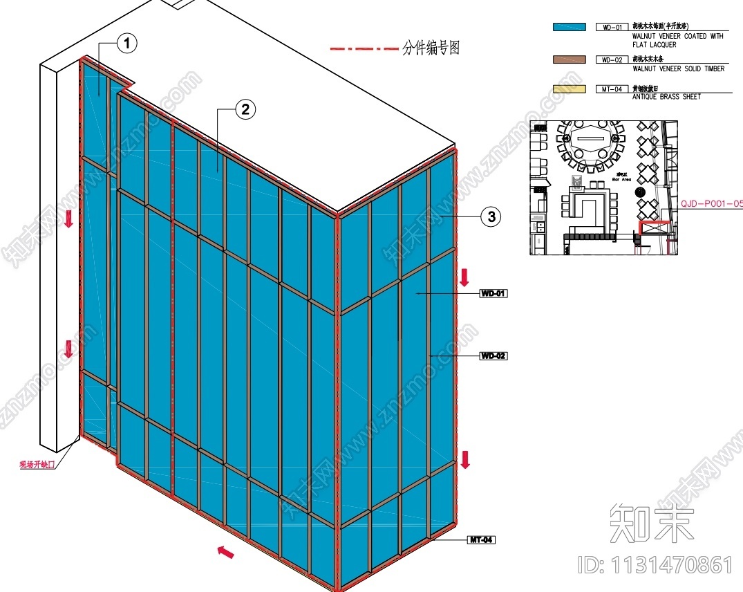 全聚德加拿大温哥华店餐饮室内装修cad施工图下载【ID:1131470861】