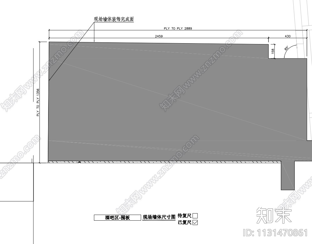 全聚德加拿大温哥华店餐饮室内装修cad施工图下载【ID:1131470861】