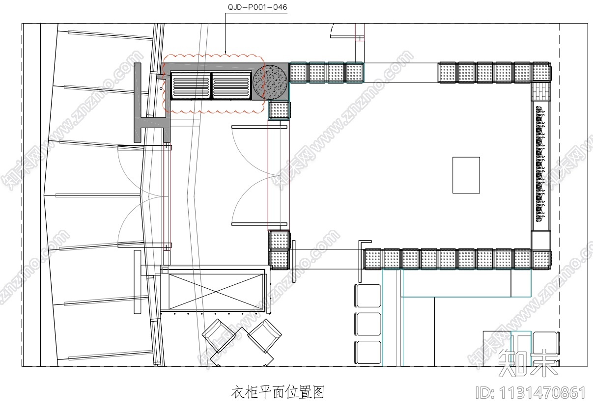 全聚德加拿大温哥华店餐饮室内装修cad施工图下载【ID:1131470861】
