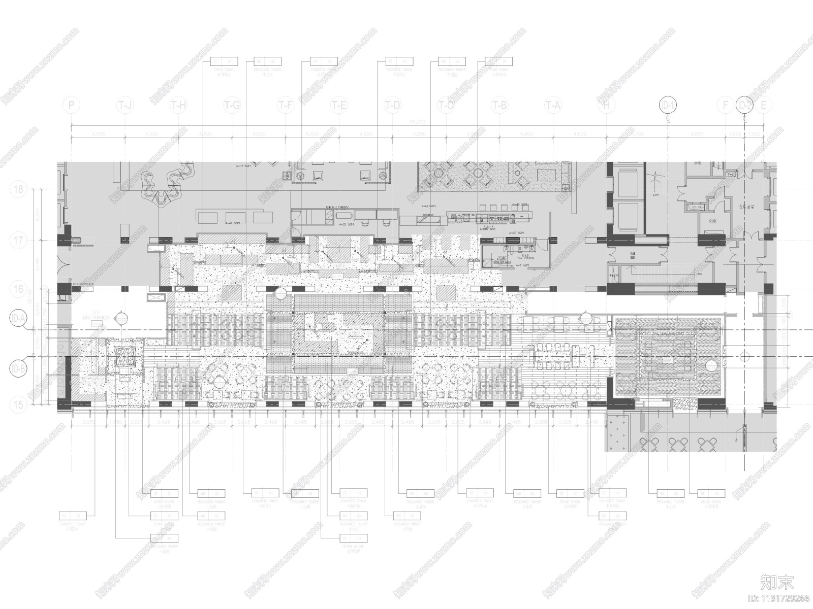 广州全日餐厅室内装修设计施工图+SU模型cad施工图下载【ID:1131729266】