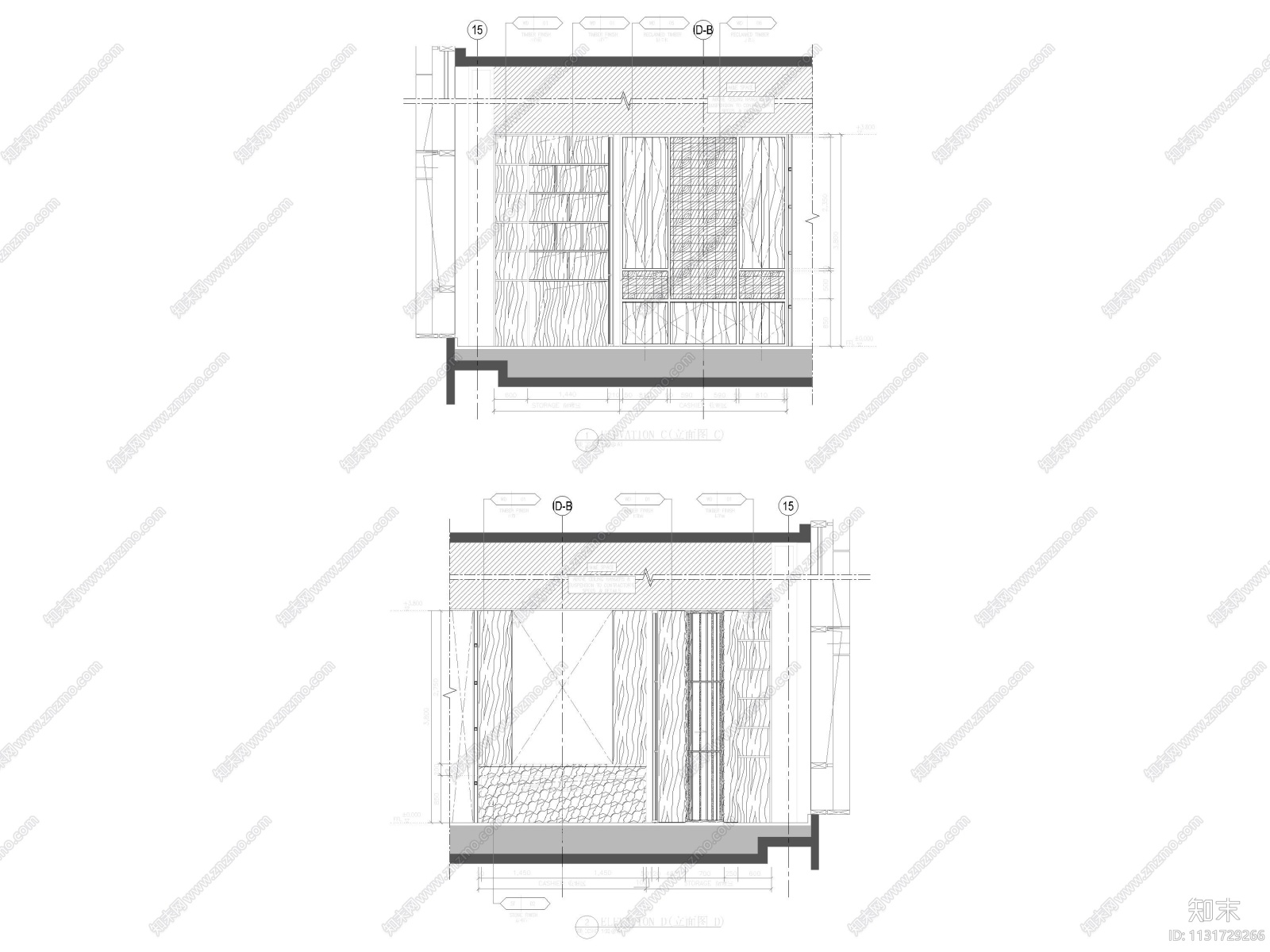 广州全日餐厅室内装修设计施工图+SU模型cad施工图下载【ID:1131729266】