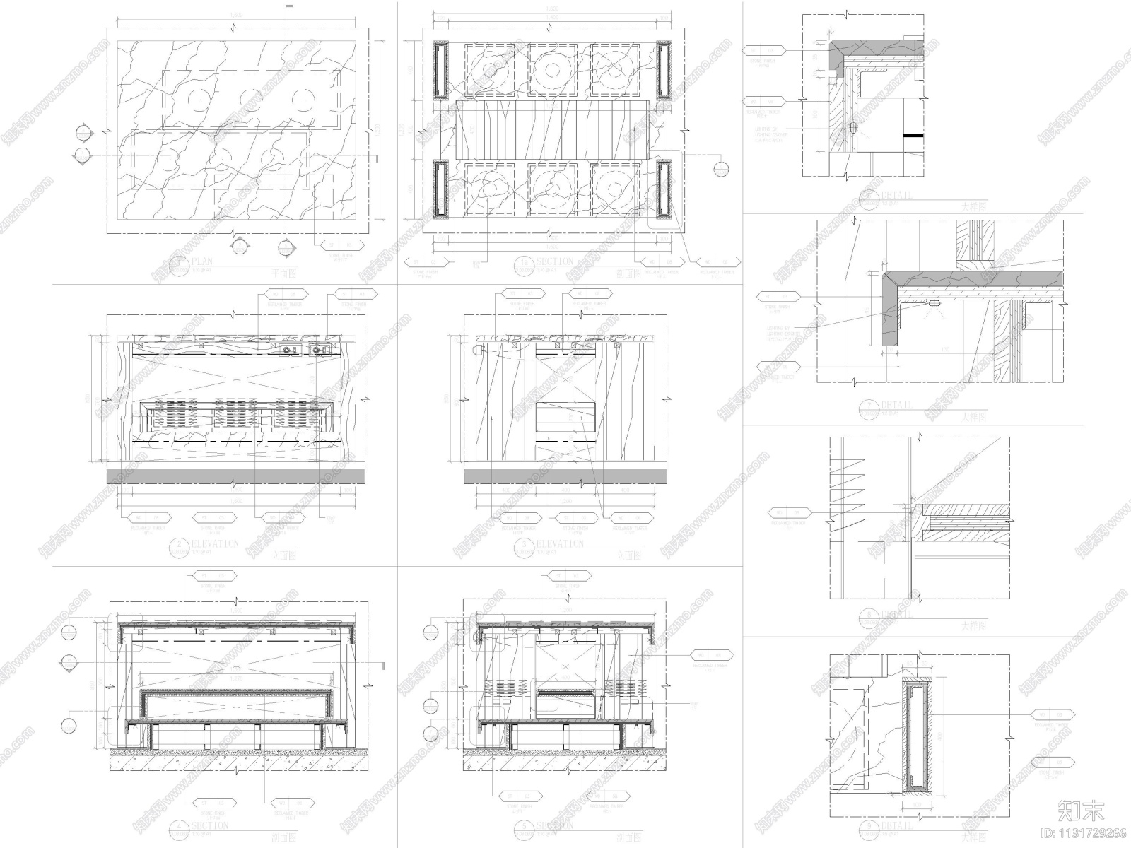 广州全日餐厅室内装修设计施工图+SU模型cad施工图下载【ID:1131729266】