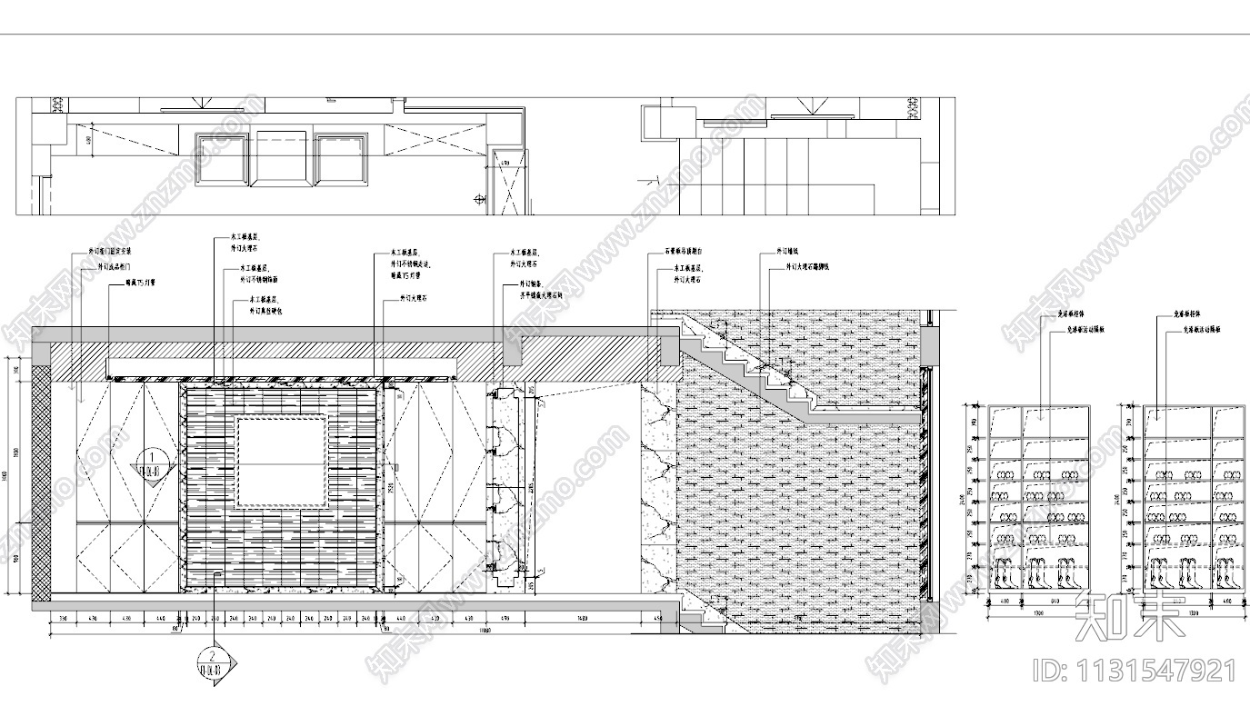 浙江萧山五层别墅住宅CAD施工图+效果图施工图下载【ID:1131547921】