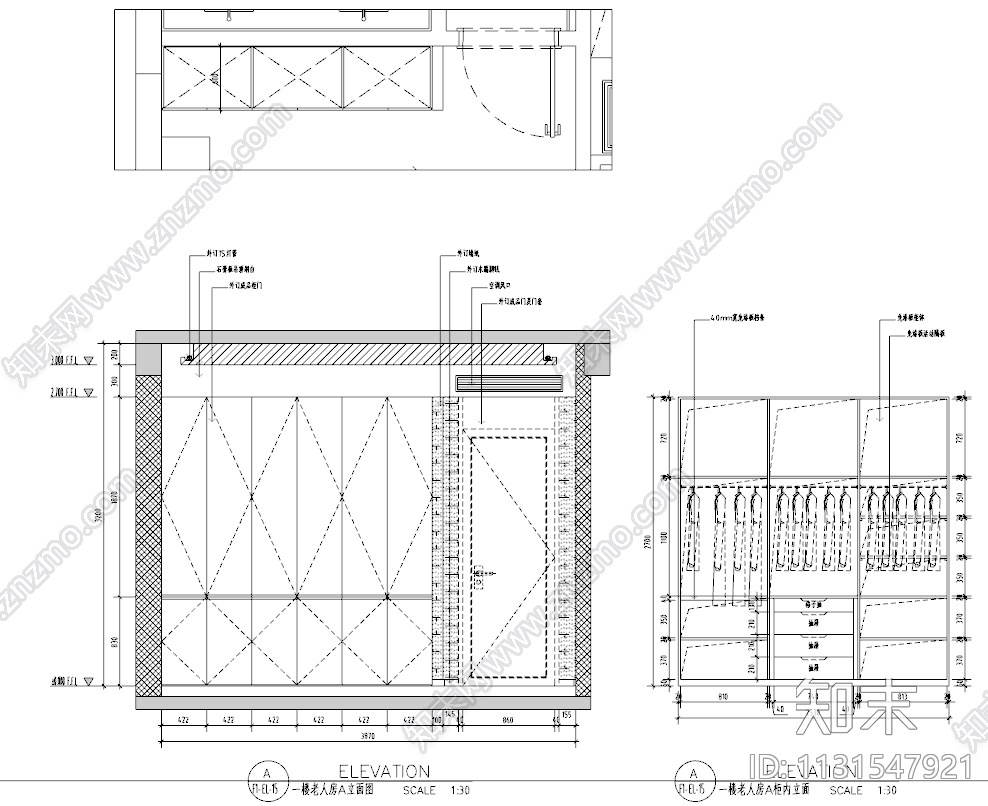 浙江萧山五层别墅住宅CAD施工图+效果图施工图下载【ID:1131547921】