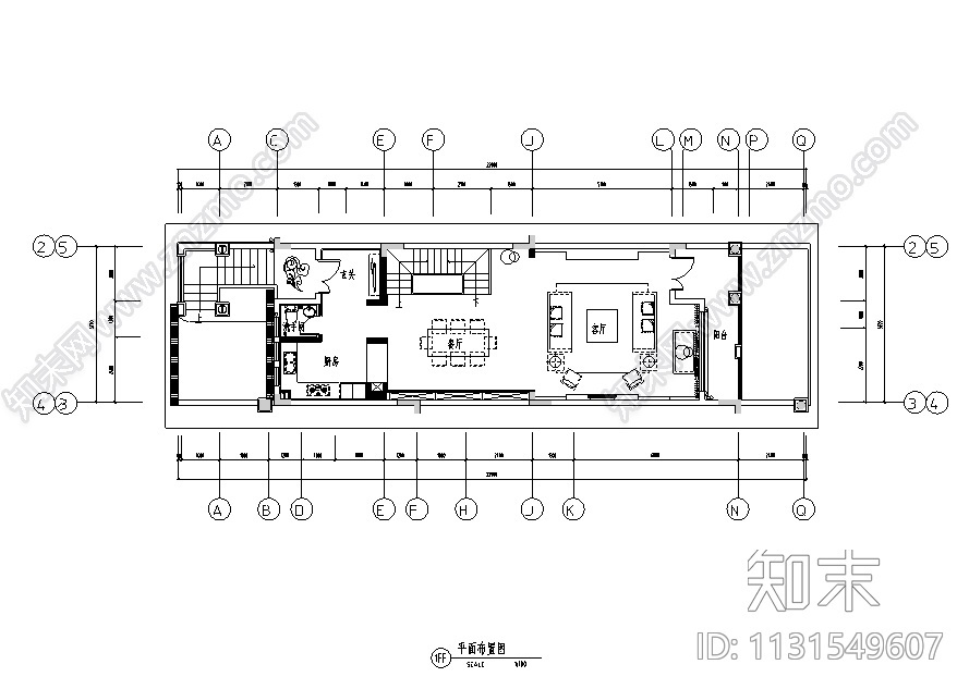 广东东大亚湾天下联排别墅设计施工图（附效果图）施工图下载【ID:1131549607】