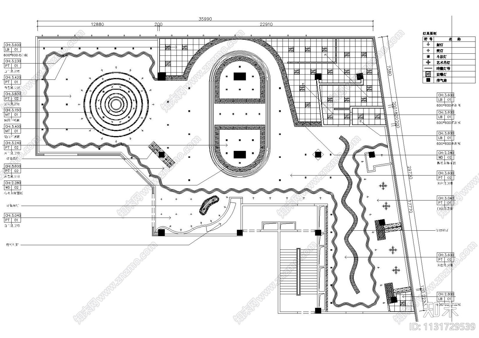 芜湖宋家弘鼎海鲜自助装饰施工图+效果图cad施工图下载【ID:1131729539】
