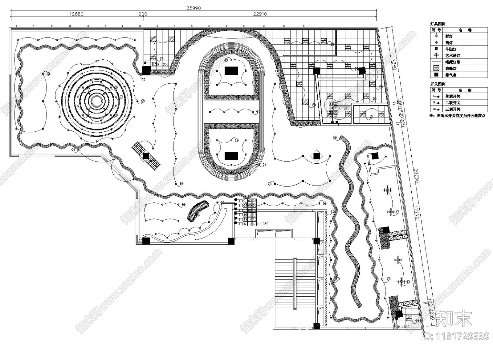 芜湖宋家弘鼎海鲜自助装饰施工图+效果图cad施工图下载【ID:1131729539】