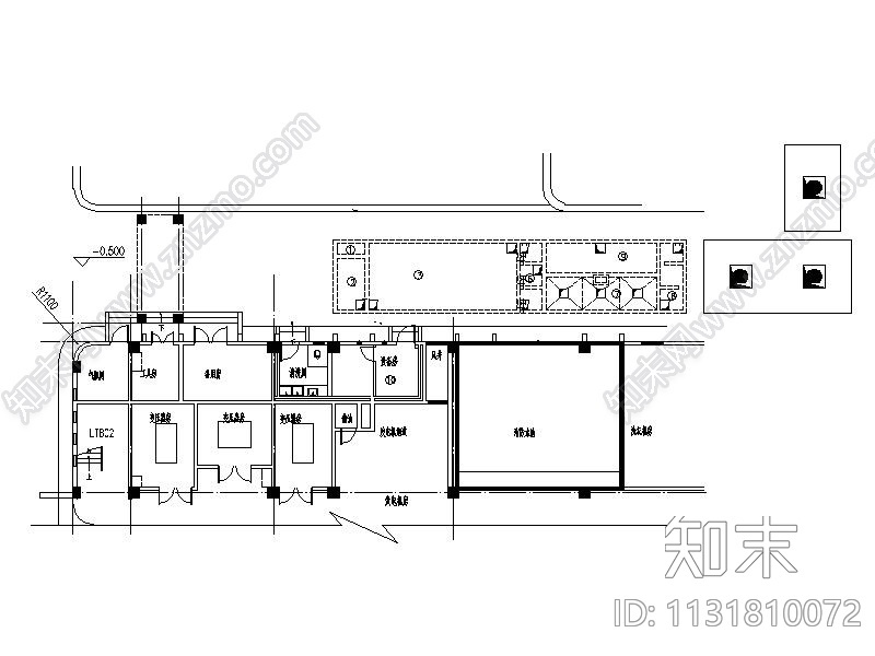 某市人民医院污水处理工程施工图（CAD,14张）施工图下载【ID:1131810072】