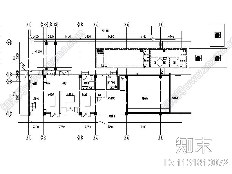 某市人民医院污水处理工程施工图（CAD,14张）cad施工图下载【ID:1131810072】