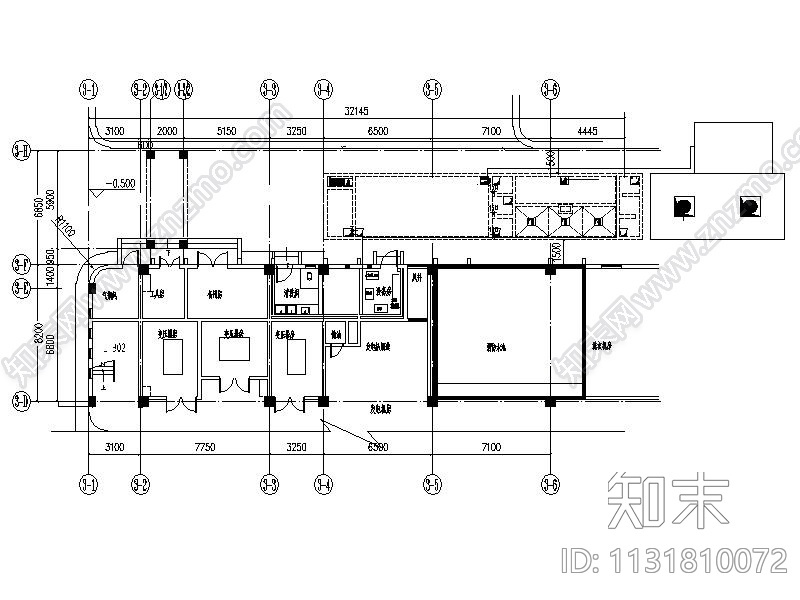 某市人民医院污水处理工程施工图（CAD,14张）cad施工图下载【ID:1131810072】