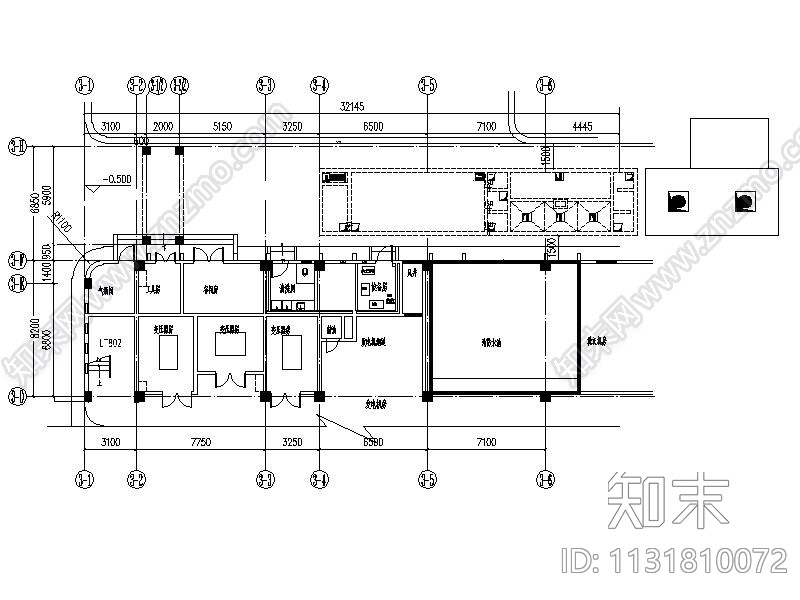 某市人民医院污水处理工程施工图（CAD,14张）cad施工图下载【ID:1131810072】
