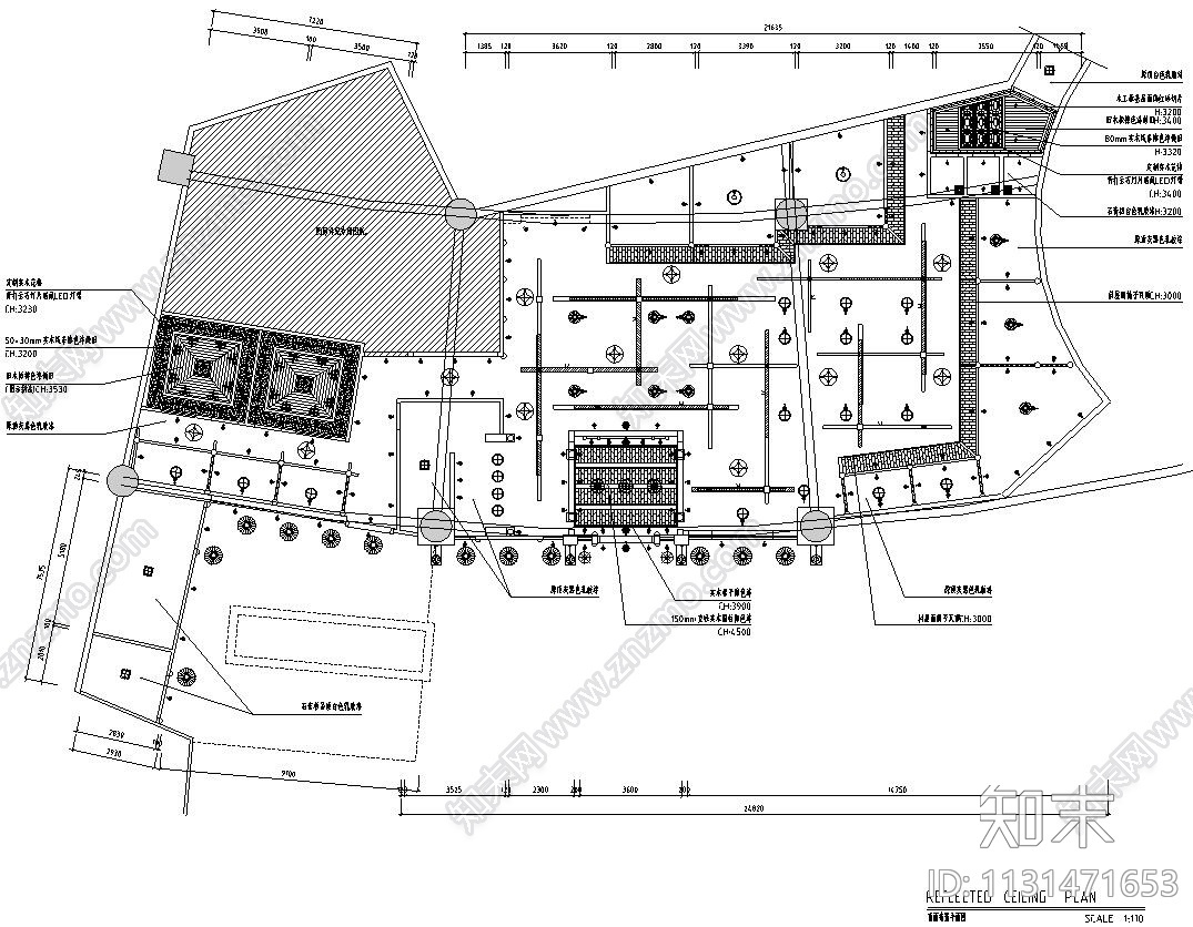 福建厦门小龙坎餐厅火锅店装修施工图施工图下载【ID:1131471653】