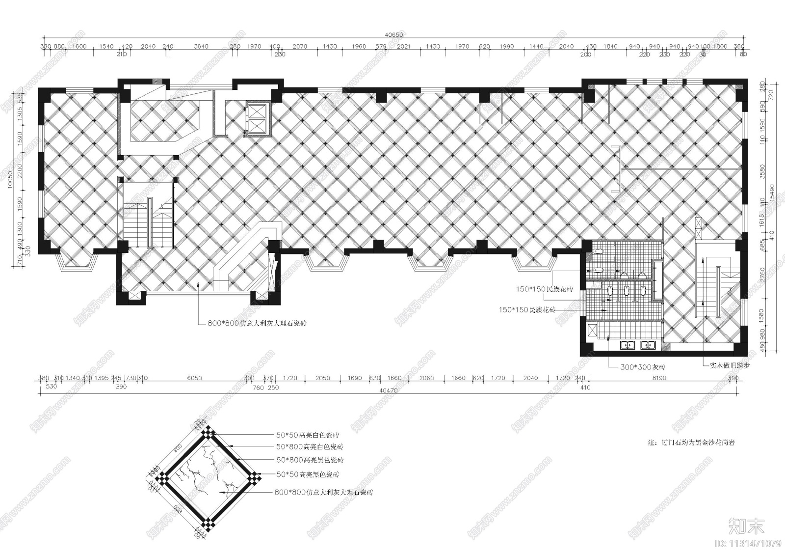 新疆乌鲁木齐天域阁装饰施工图+实景拍摄cad施工图下载【ID:1131471079】