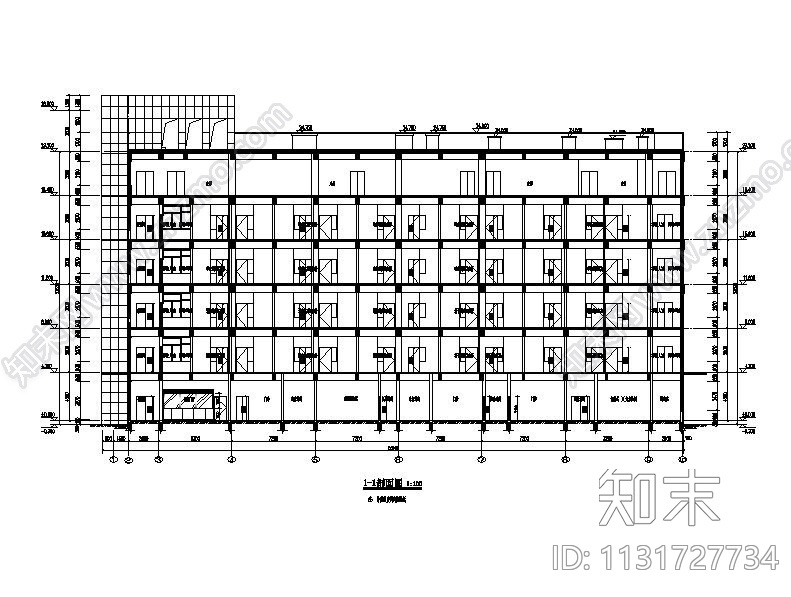 安徽高层市级二级甲等综合性人民医院建筑施工图施工图下载【ID:1131727734】