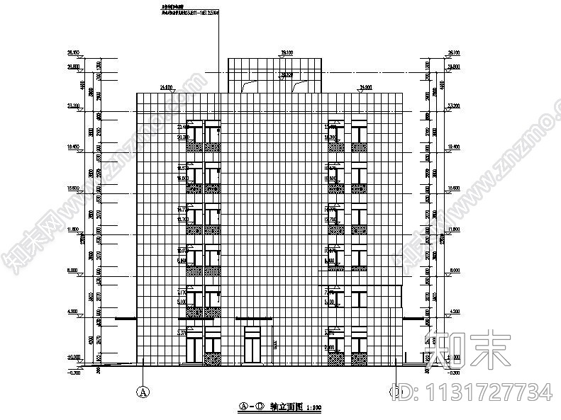 安徽高层市级二级甲等综合性人民医院建筑施工图施工图下载【ID:1131727734】