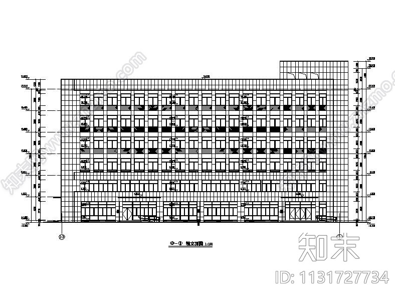 安徽高层市级二级甲等综合性人民医院建筑施工图施工图下载【ID:1131727734】