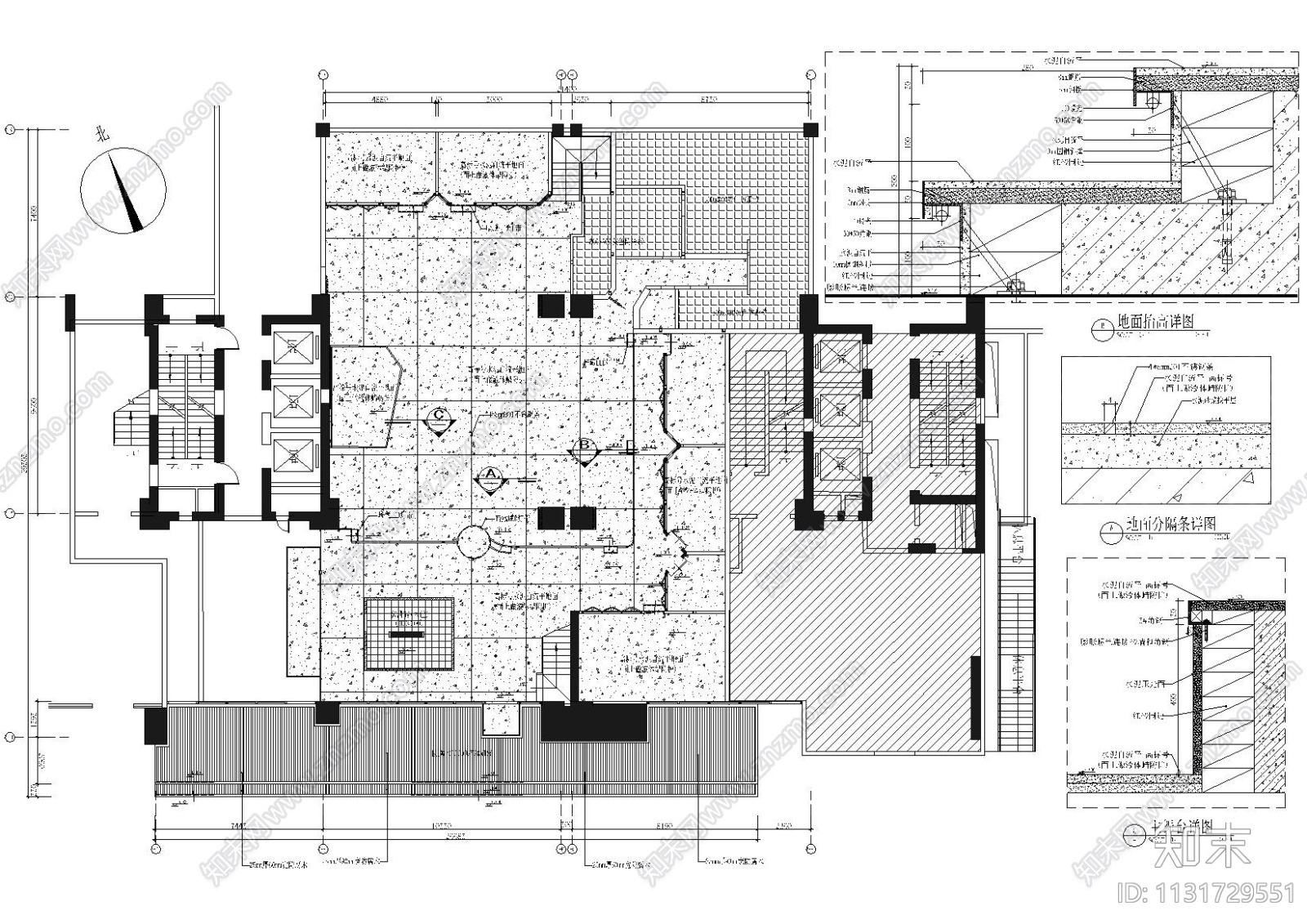 湖北武汉胡桃里音乐餐厅室内装饰施工图cad施工图下载【ID:1131729551】