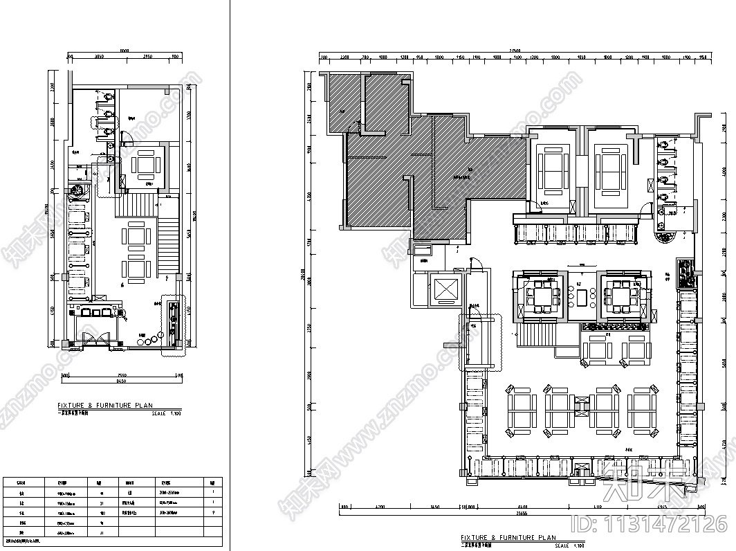 湖北中式风连锁火锅店全套施工图+报价书cad施工图下载【ID:1131472126】