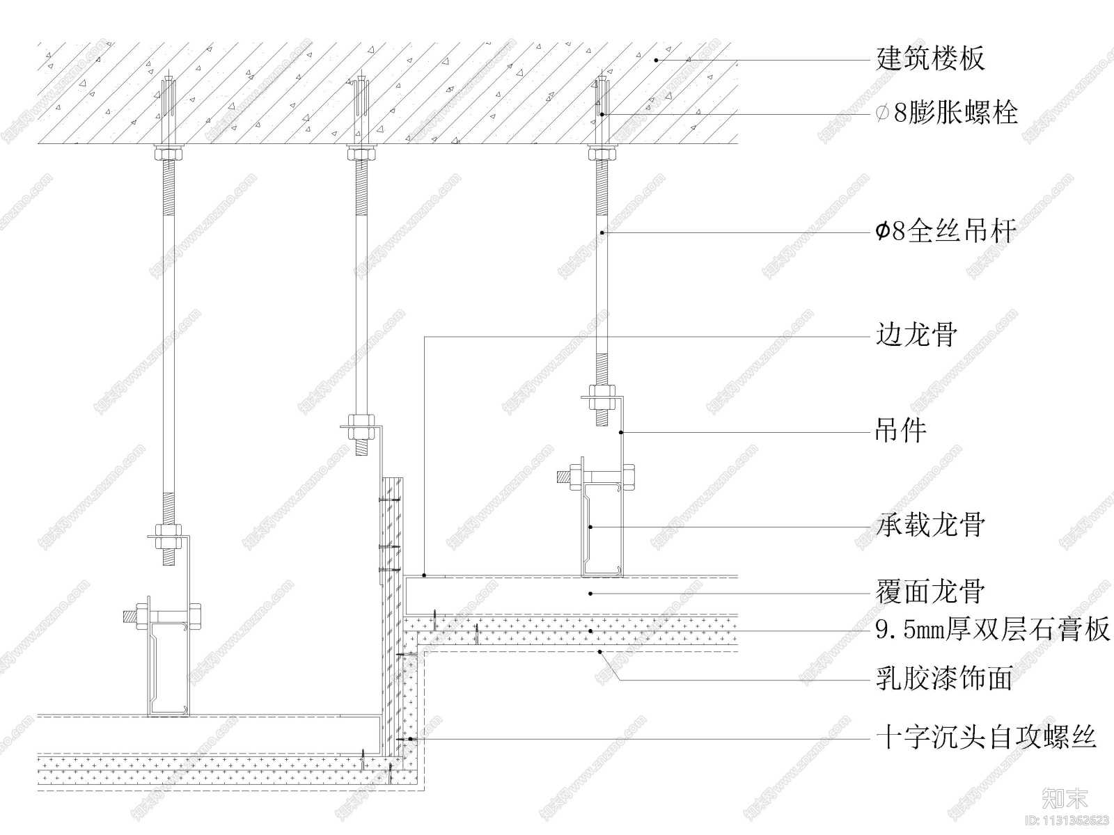 墙面,吊顶,地坪,门表,卫浴节点大样详图图集施工图下载【ID:1131362623】