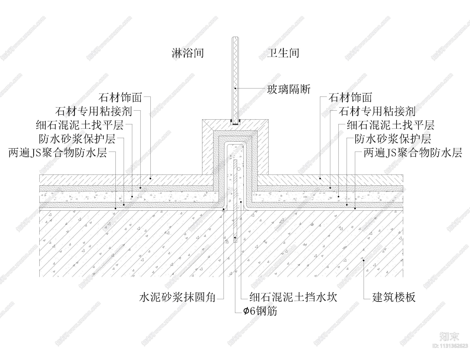 墙面,吊顶,地坪,门表,卫浴节点大样详图图集施工图下载【ID:1131362623】