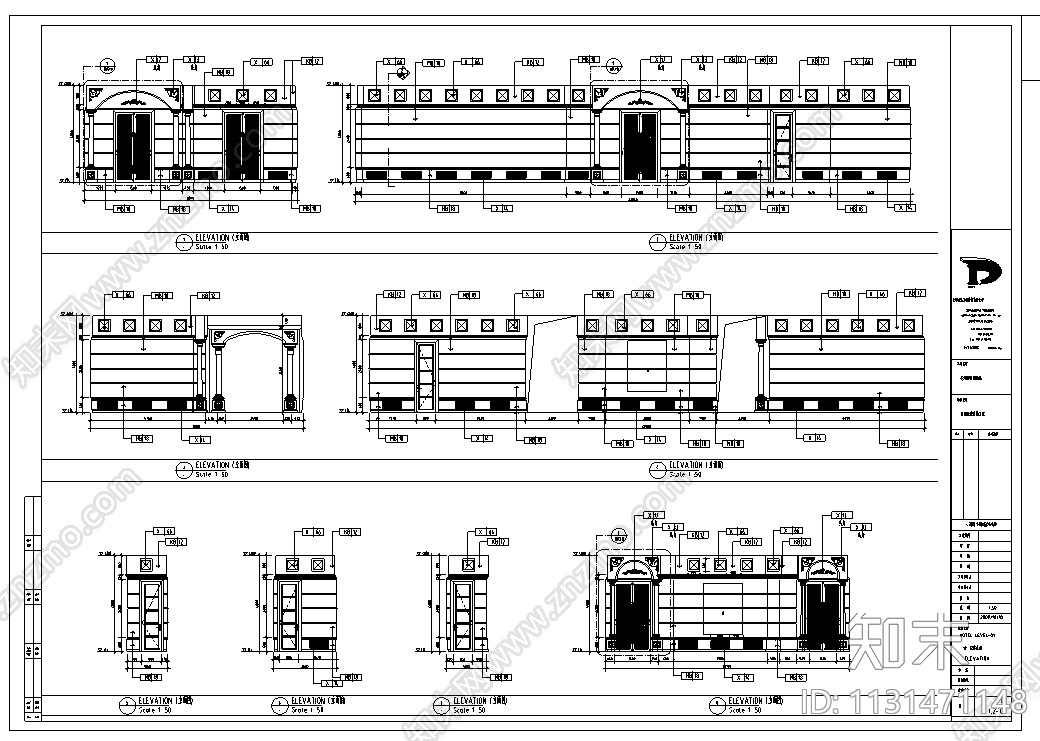 安徽芜湖知名地产酒店餐饮区--整套施工图纸（含85张CAD图纸）cad施工图下载【ID:1131471148】
