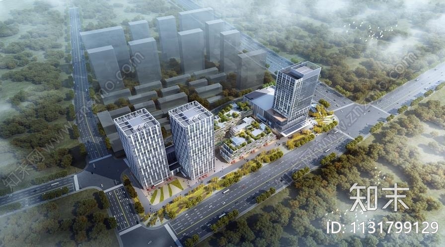 杭州高层商业综合体建筑设计PDF+CAD+SU施工图下载【ID:1131799129】