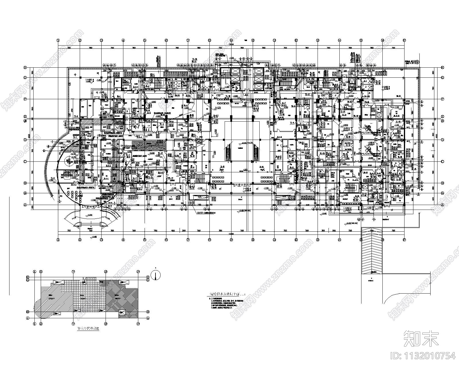 10套医院给排水及消防喷淋设计图施工图下载【ID:1132010754】